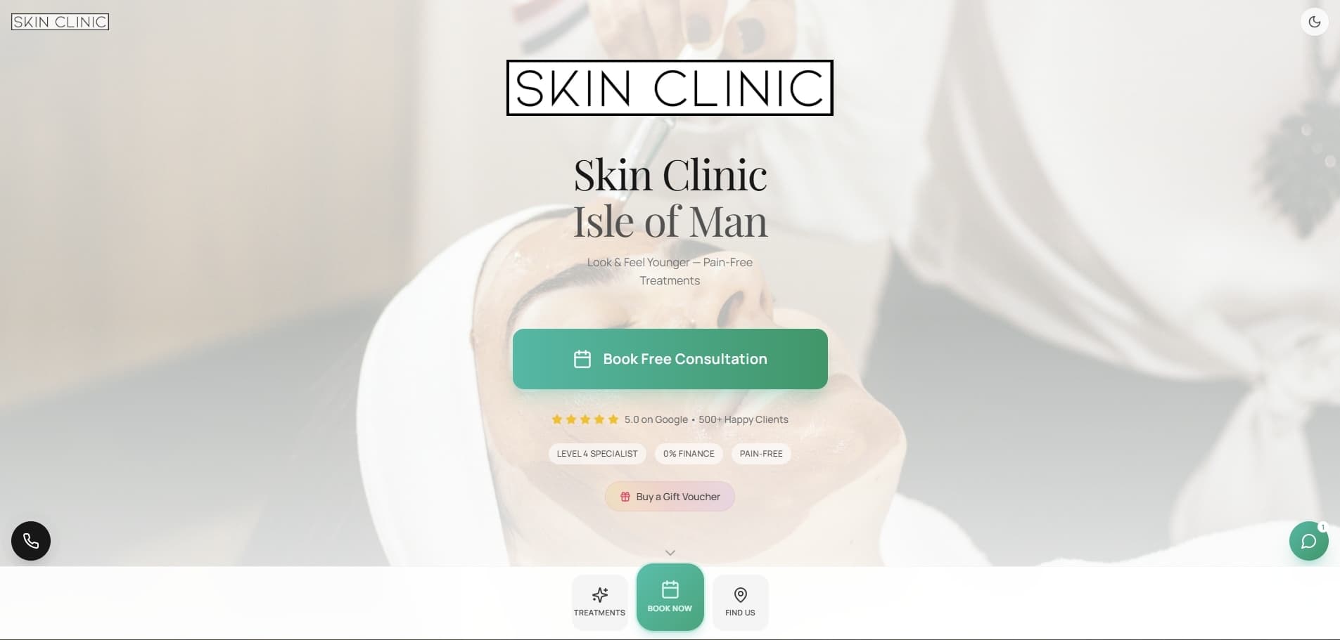 SkinClinic — screenshot